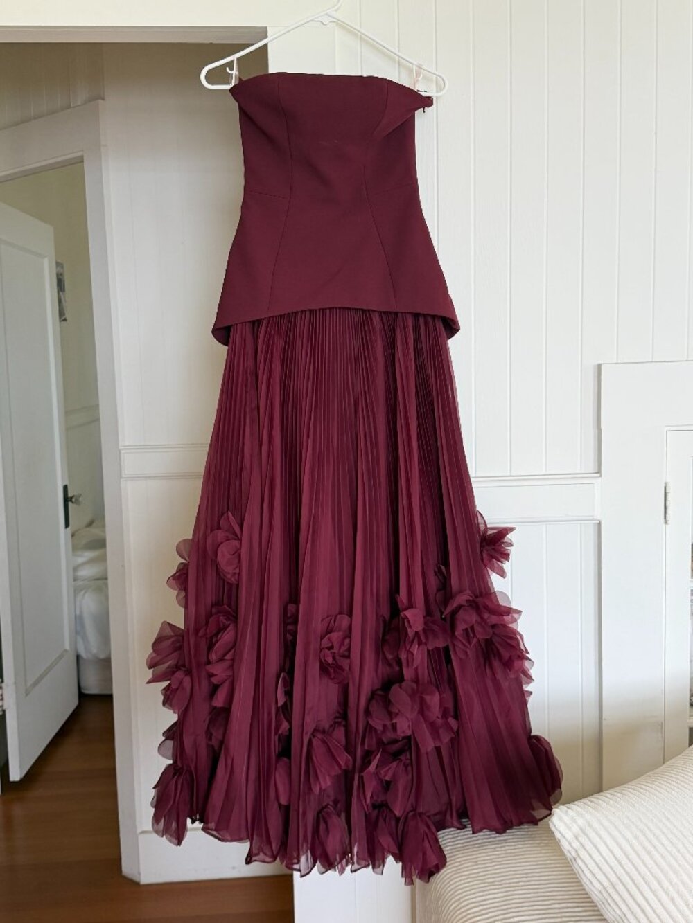 BABYBOO Seraphina Gown in Cherry Lacquer